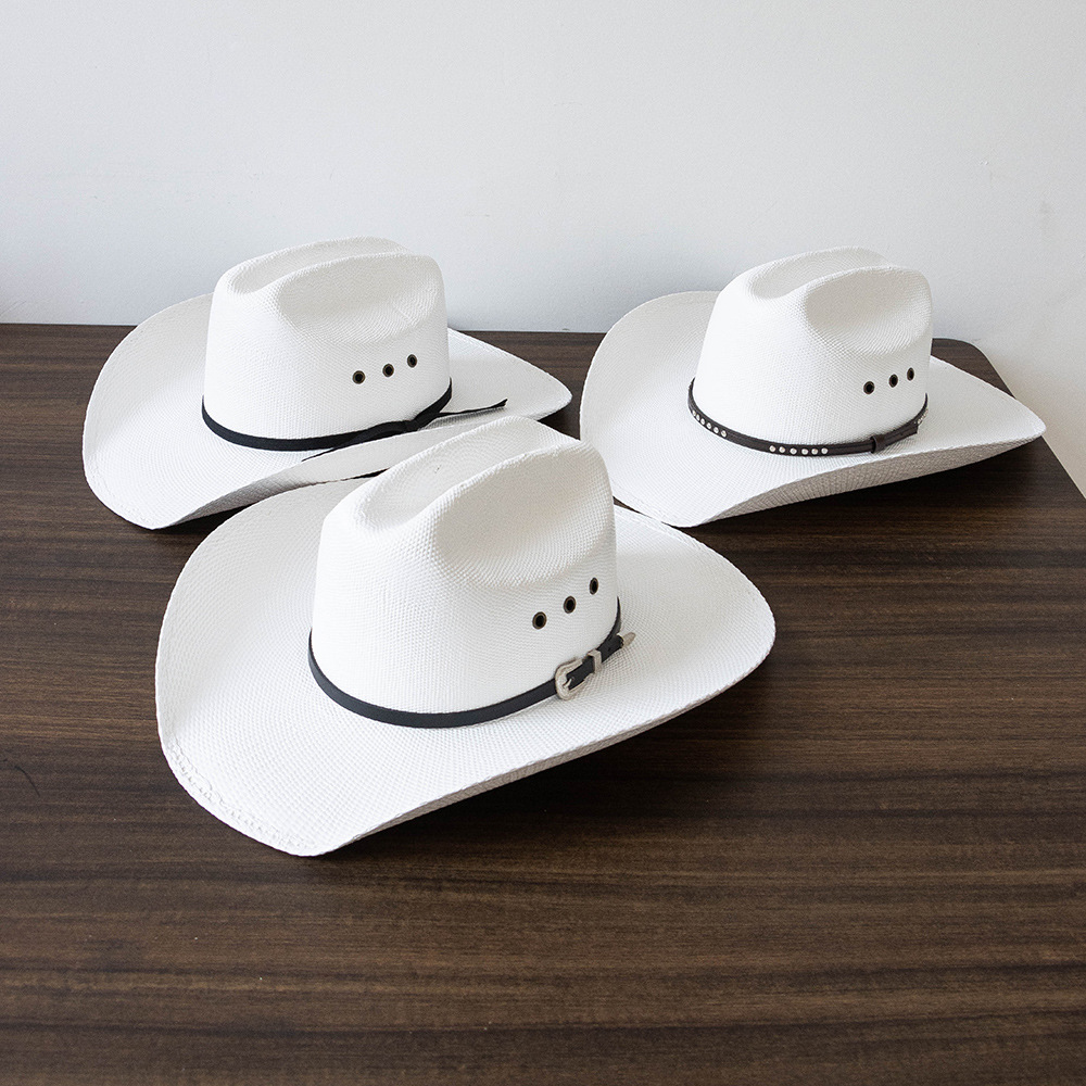 USPOP ユニセックス西洋スタイル構造化防水紙わらカウボー - Cowboy Hat Straw のレビューと価格