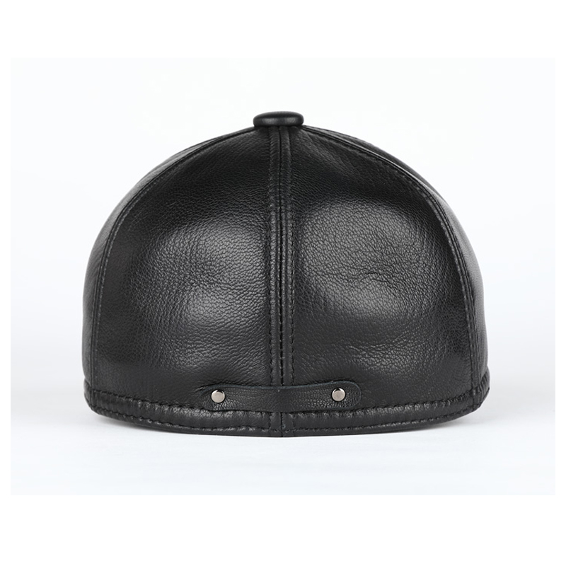 男性と女性のための本革の野球帽,耳の保護,暖かい,大人,屋外 - Baseball Cap Structured のレビューと価格