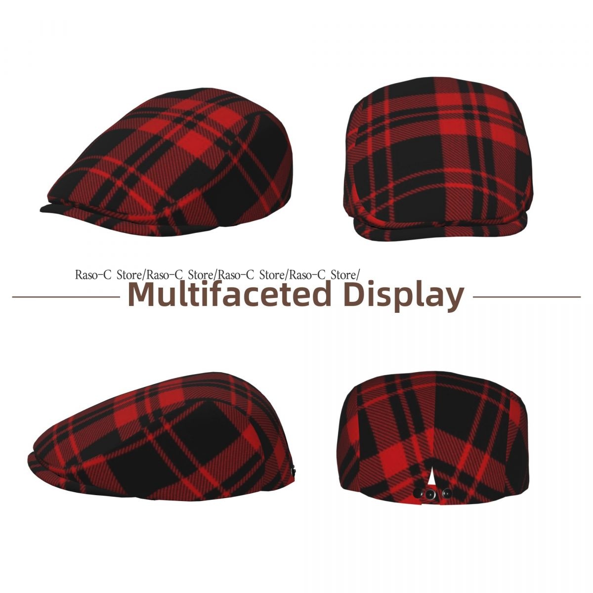 フラットキャップ メンズ レディース ニュースボーイキャップ - Newsboy Cap Ivy のレビューと価格