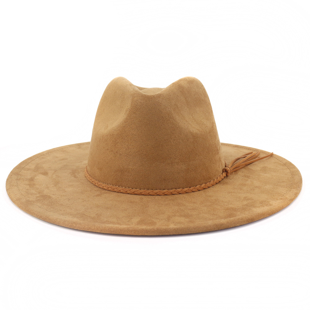 ヴィーガンスエードハット ティアドロップ型 9.5cm ワイ - Fedora Hat Wool のレビューと価格