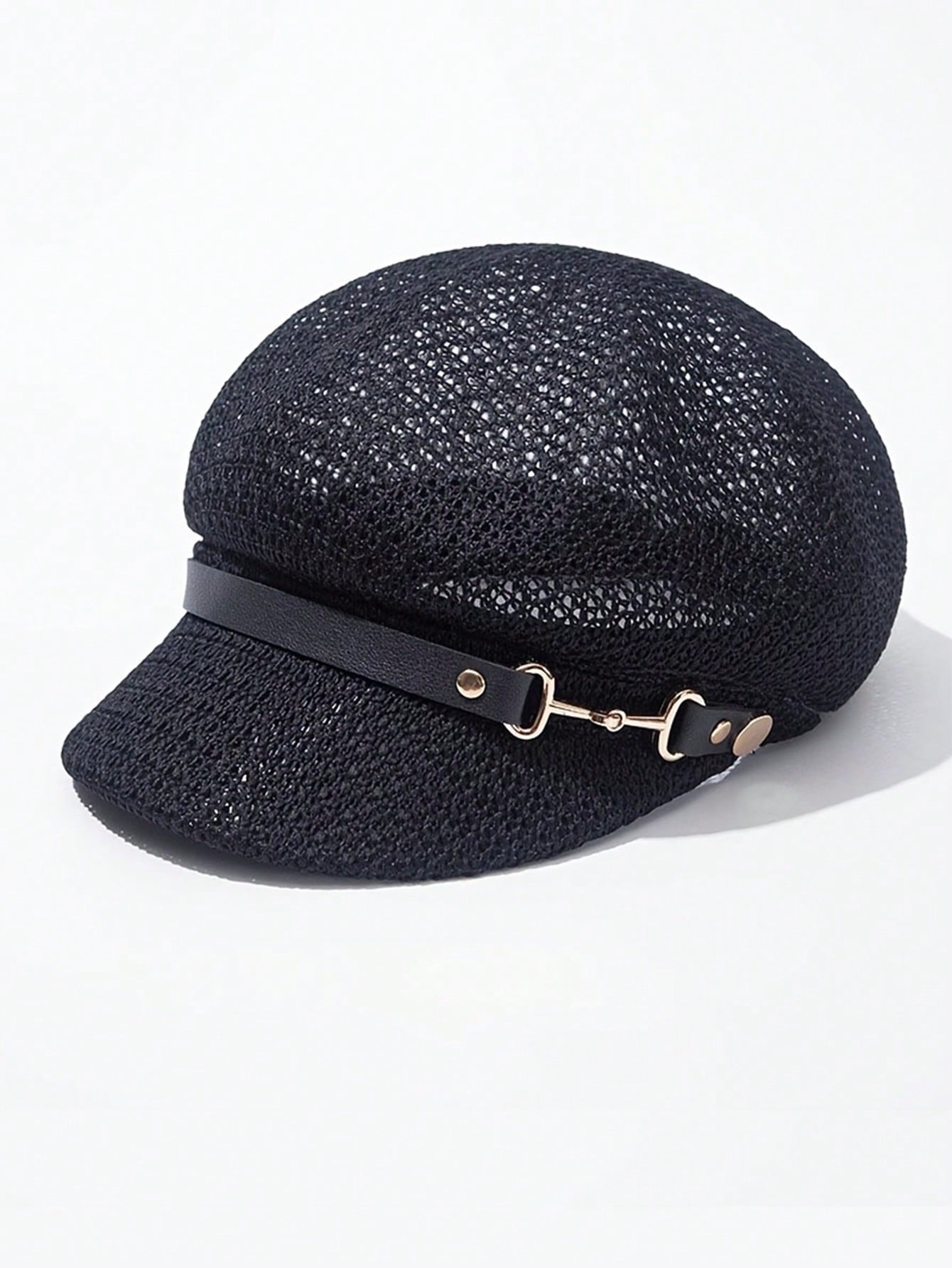 女性用中空通気性八角形ベレー帽、春夏用日よけバイザーハット、 - Visor Sun Hat のレビューと価格