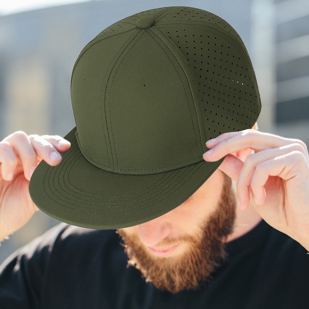 高品質フルクローズドメンズ野球帽6パネルソリッドトラッカーハ - Snapback Hat Flat のレビューと価格