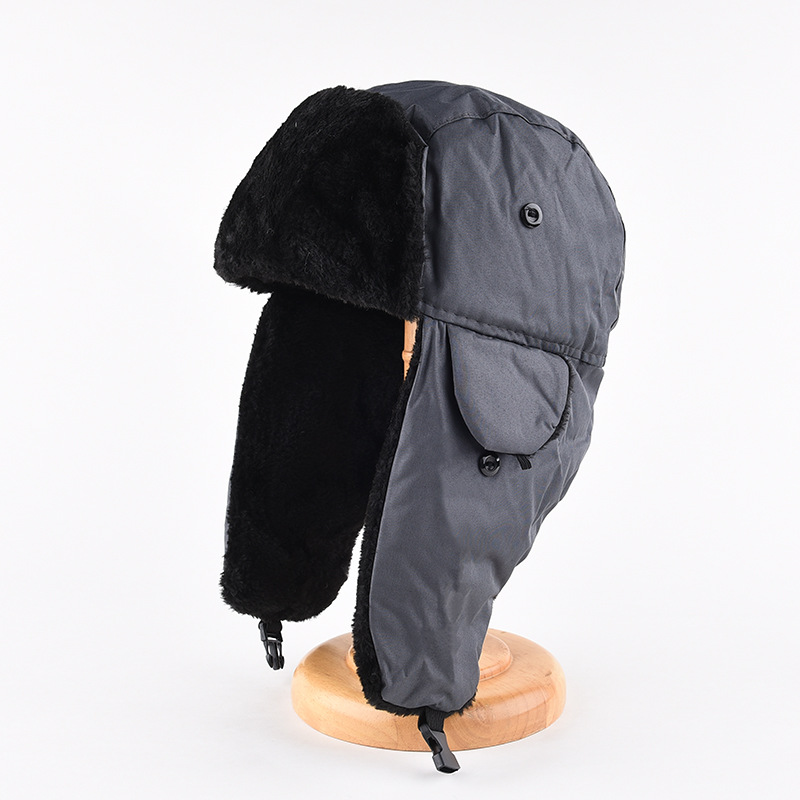 メンズ冬用防寒ウシャンカトラッパーハット、ロシア風イヤーフラ - Trapper Hat Ear Flap のレビューと価格