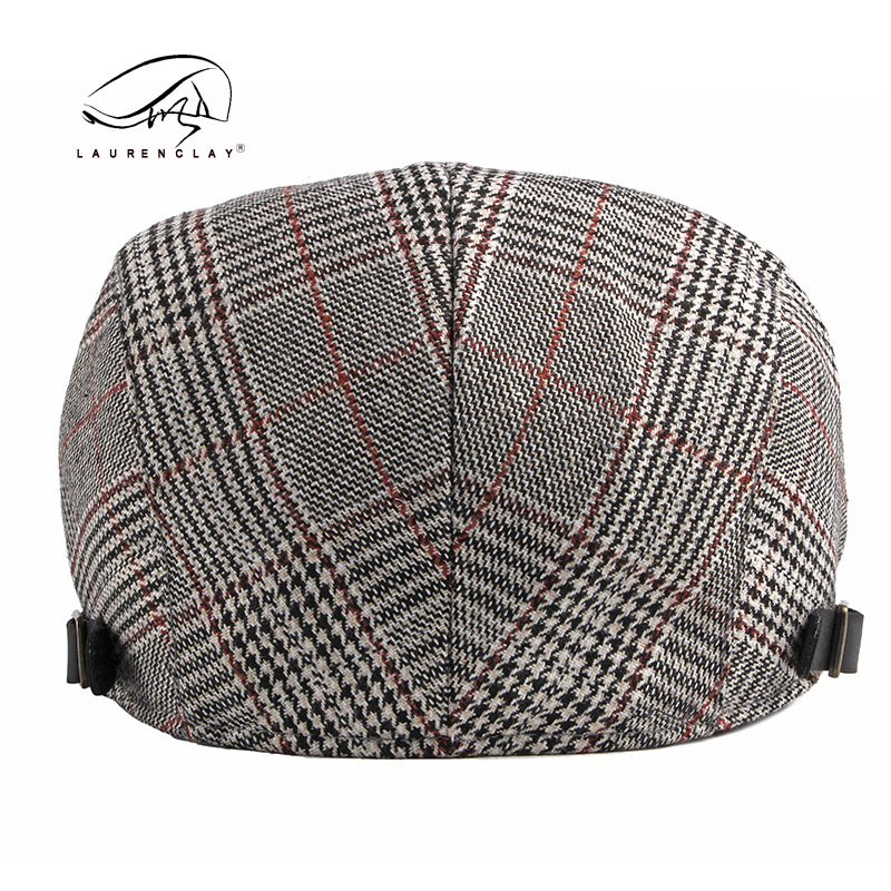 男性用の調節可能なキャップ,フラットキャップ,ツタの形をした - Newsboy Cap Ivy のレビューと価格