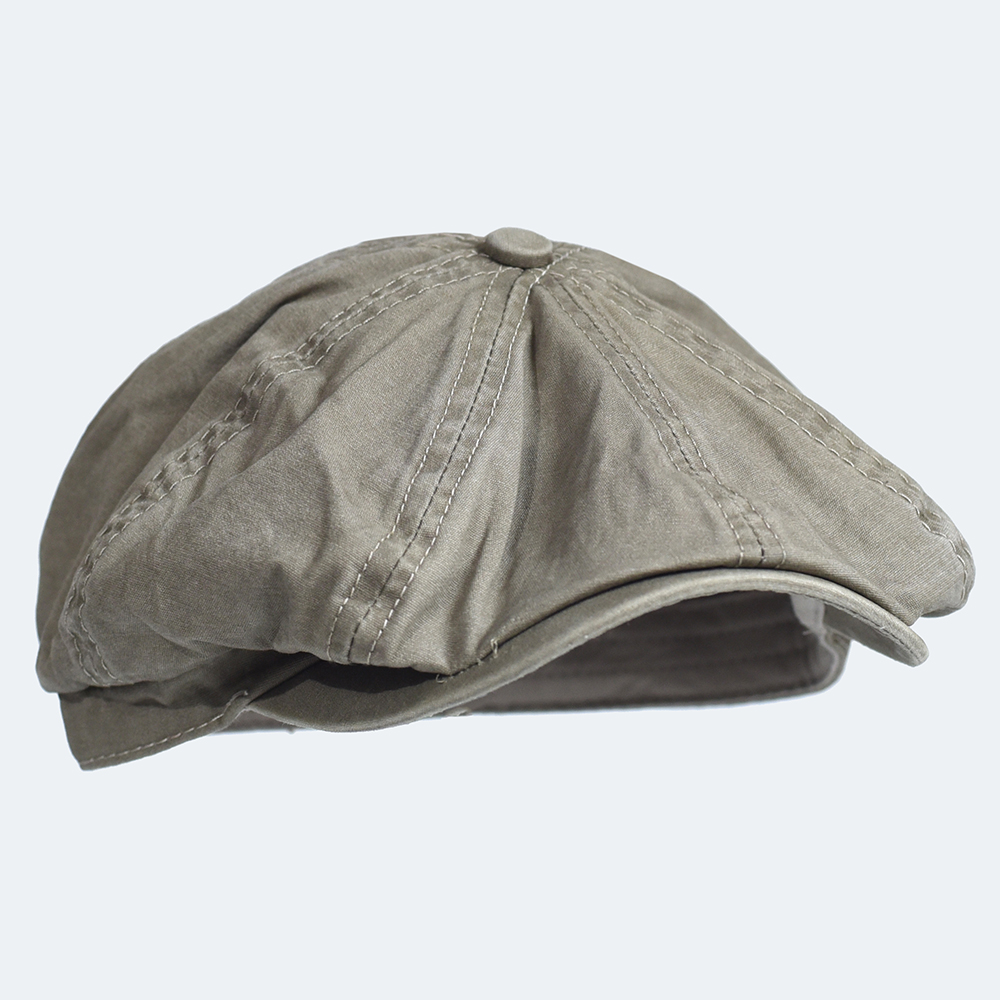 ウォッシュドコットンキャスケットキャップピーキー八角帽子ヴィ - Newsboy Cap Ivy のレビューと価格